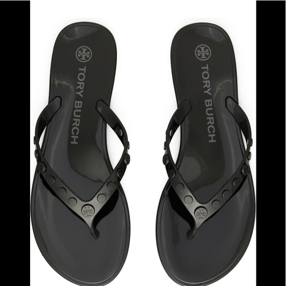 🔥🔥TORY BURCH Studded Jelly Flip Flop - Picture 5 of 17